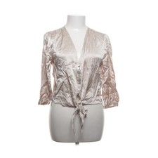 Zara, Top, Größe: M, Beige, Viskose, Satin, Damen #SXF