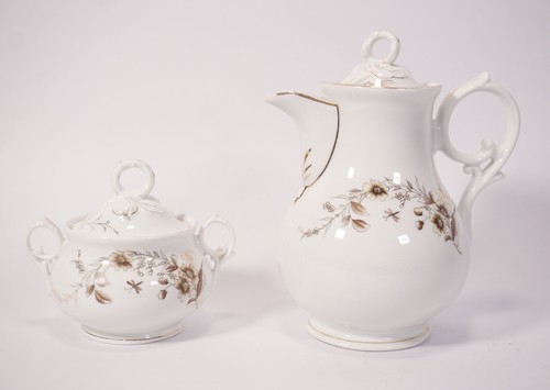 Antikes kaffee tee - kaffee-/tee, porzellan