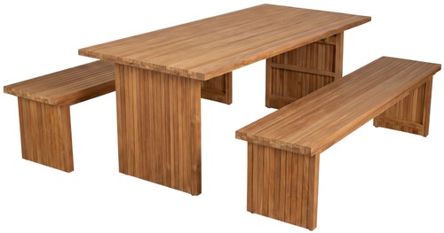 Gartenmöbelset essgruppe teak - gartenmöbelset,