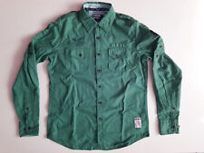 CAMP DAVID Herren Hemd Gr. S Türkis-Grün  Langarm-Hemd