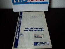 Peugeot Wegfahrsperre