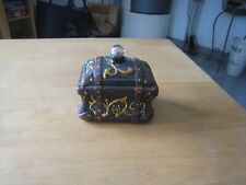 Kleine Schatztruhe Schmuck Aufbewahrung 8x5,5x7 cm Harz / Kunststoff