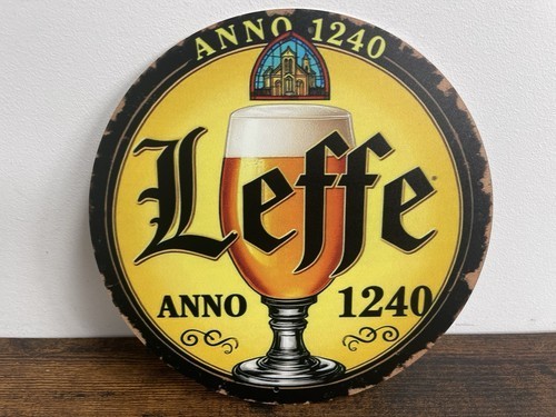 Leffe beer bier - leffe, blechschild