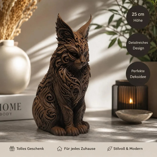 Edle katzen deko figur - katzen,
