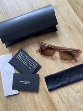 Originale Saint Laurent Sonnenbrille in Rosé