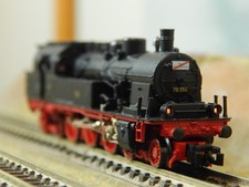 Fleischmann 7817 : DAMPFLOK TENDERLOK BR 78 254 "DR" IN SCHWARZ SPUR N ANALOG