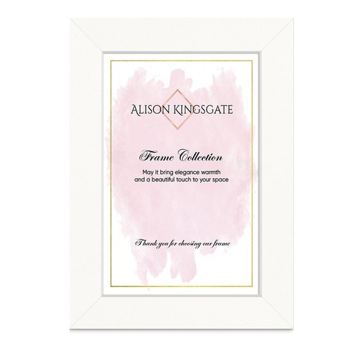 Modern white picture frame - modern,