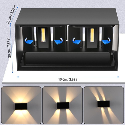 Wandlampe cube würfel - würfel, led