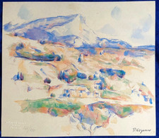 Paul Cézanne Litografie COA