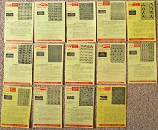 Wolle Rödel 14 Stk. Muster-Dienst Ausgaben, Häkelmuster mit Bescheibung