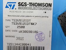 5 Stück - TS3V912ID STM SO8 SMD - CMOS DUAL OP - 3V Rail to Rail - TS3V912IDT 5x