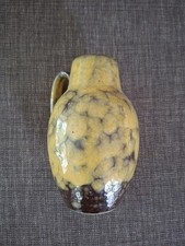 Fat Lava Vase Scheurich gelb