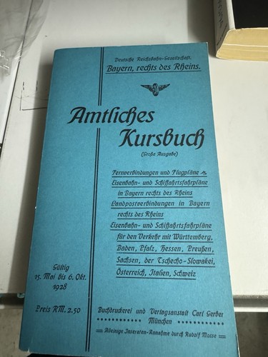 Amtliches kursbuch 1928 - amtliches,