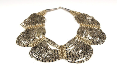 Jugendstil glasperlenkette - jugendstil,
