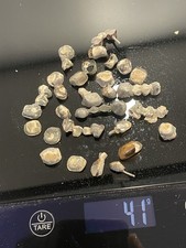 Ca. 40 g  Gold- und Silber farbender Zahnschrott Kein Zahngold FOTOS ansehen !