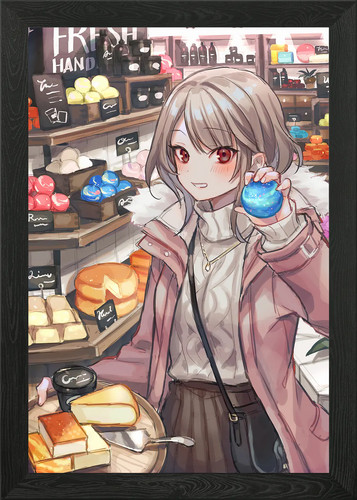 Anime girl shopping store - girl, a