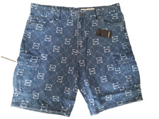 LiDL kurze Jeans-Short Gr. 54 Men Hose Blau Lidl Kollektion mit Lidl Druck - Rar