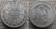 500 Schilling 1981, Silber