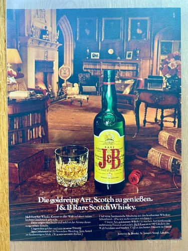 Rare scotch whisky b - j&b,