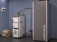 Holzkessel Scheitholzkessel  Naturzugkessel 24kW elektronischen Feuerzugsregler