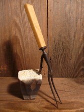 Gabel Fleisch Grillen geschmiedet Mittelalter Larp alt antik Kochen Küche