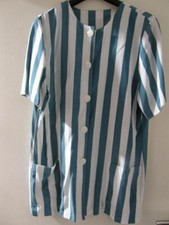 Damen Blaser - Gr. 40 - weiss/grün