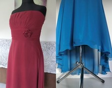 Vokuhila Chiffon Cocktailkleid