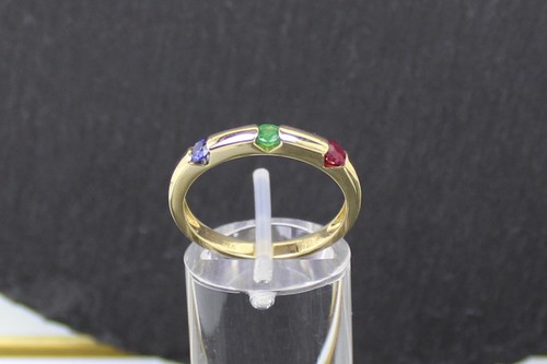 Multiedelstein goldring aus - multiedelstein,