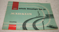 Märklin 0321 Einfache Gleisanlagen Spur H0