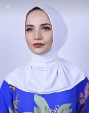 Hijab /Weiß Fertig Kopftuch