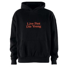 LFDY Herren Kapuzenpullover LF2010-11675 Stitched Hooded Schwarz / S / Hoodie