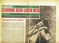 Original historic 1962 NEUFORM Drogerie KUNDEN Magazin "GEWINNE DEIN LEBEN NEU"