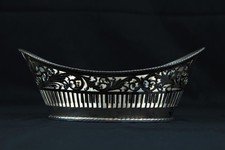 Schale Korb Brotkorb durchbrochen Silber Sterlingsilber 925 Lale Türkei Sterling