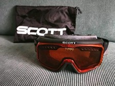 Scott Turbo Flow Skibrille Schneebrille Unisex Orange getönt mit Tasche