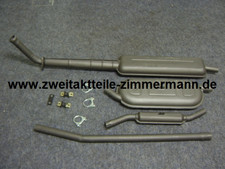 Auspuffanlage m. Vorschalldämpfer Nachschalldämpfer Auspuff Barkas B1000 2 Takt