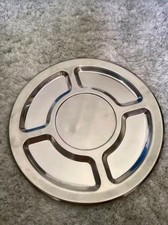 Edelstahl Servierplatte