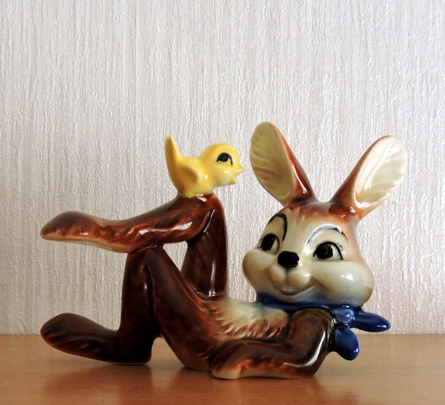 Goebel hase liegend mit - hase,