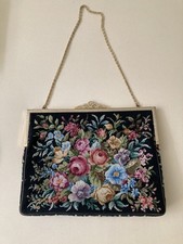 Abendtasche Petit Point mit