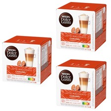NESCAFE DOLCE GUSTO 3x Latte Macchiato Caramel Kaffeekapseln (3x16)