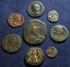 Konvolut 8 antike Münzen