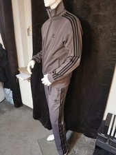 Adidas Trainingsanzug Beckenbauer JY1281+JY1274 Neu Größe L /L Grau  Schwarz