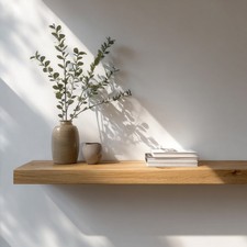 Schwebendes Wandregal Eiche