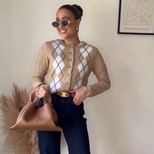 H&M: Jacquard Strick Cardigan