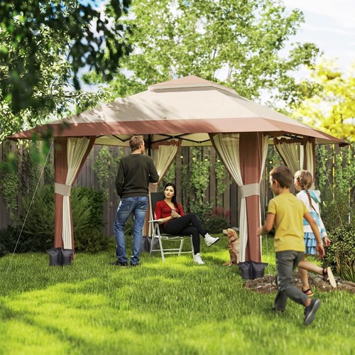 Outsunny pavillon 4x4m - outsunny,