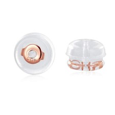 14K Solid Rose Gold Earring