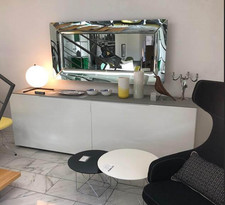 Interlübke Sideboard Mell Lack Schneeweiß Matt