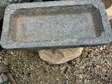 Steintrog Granittrog Wassertrog Brunnen Waschbecken Grand Blumentrog Naturstein