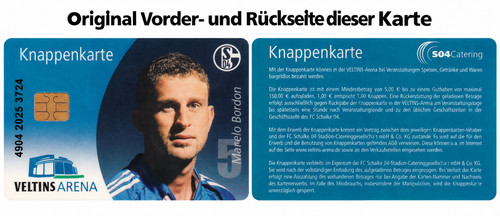 Knappenkarte schalke arena - schalke,