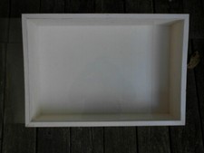 Wandvitrine Innentiefe 10 cm  Außen ca. 62 *42 *11,8 cm shabby chic Schiebeglas