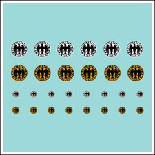 Waterslide Decal 1:45 / Spur 0 - Deutsche Reichsbahn Adler DDR Eisenbahn 